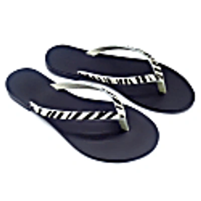 Ancientoo Flip Flops Apate Zebra