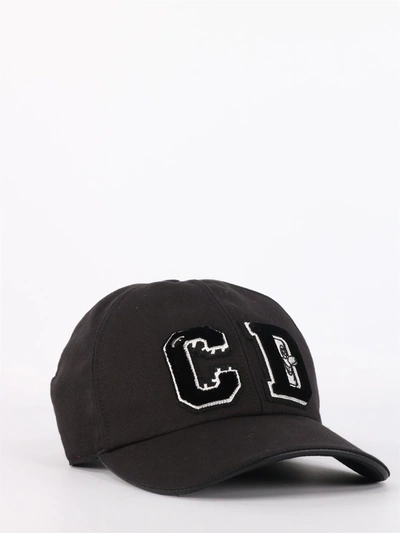 Black Dior Homme Cap Dior Homme X Kenny Scharf Logo Patch