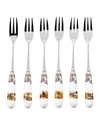 SPODE WOODLAND PASTRY FORKS, SET OF 6,PROD243630224