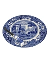 SPODE BLUE ITALIAN CHEESE PLATE & KNIFE 2-PIECE SET,PROD243630218