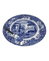 Spode Blue Italian Cheese Plate & Knife 2-piece Set