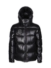 MONCLER GENIUS MONCLER X FRAGMENT HIROSHI FUJIWARA LOGO PATCHED PADDED JACKET