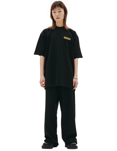 Vetements 'охрана'  X Sv T-shirt In Black