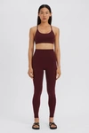 Filippa K High Seamless Legging In Dk Magenta