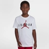 Jordan Air Graphic Tee Big Kids' T-shirt In White