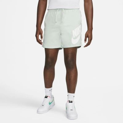 Nike Sportswear Men's Woven Shorts In Pistachio Frost,white
