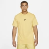 Nike Sportswear Premium Essential Men's T-shirt In Saturn Gold,black