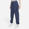 Nike Sportswear Essential Women's Fleece Pants In Midnight Navy,heather,black