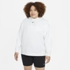 Nike Sportswear Collection Essentials Women's Oversized Fleece Hoodie In White,black
