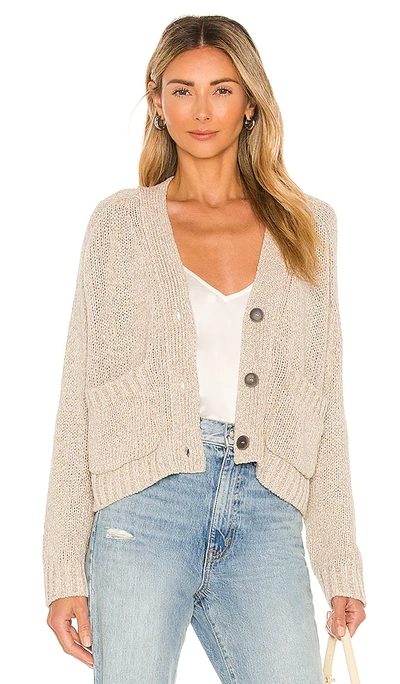 Brochu Walker Cropped Cardigan In Neutral