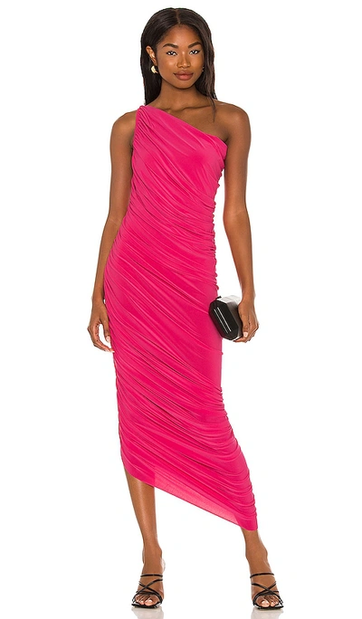 Norma Kamali X Revolve Diana Gown In Rose