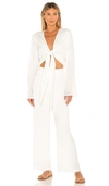 Sndys Pluto Jumpsuit In White