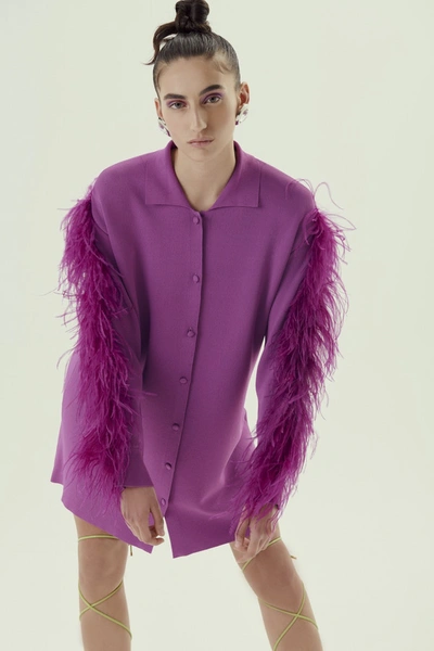 Antonella Rizza Dress Jacket Medea In Purple