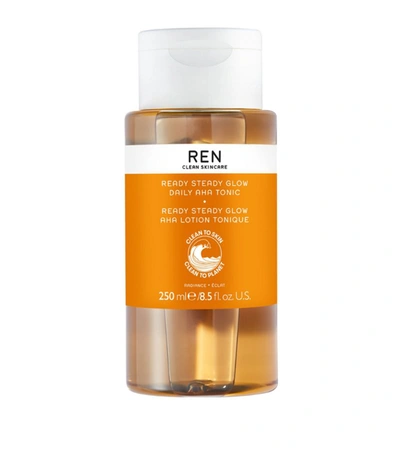 Ren Ready Steady Glow Daily Aha Tonic (250ml) In Multi