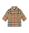 BURBERRY KIDS HOUSE CHECK JACQUARD COAT,16828634