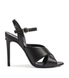 GUCCI LEATHER BETSY SANDALS 105,17023031