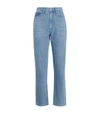 Partow Mika Cropped Straight-leg Jeans In Indigo