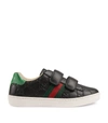GUCCI KIDS LEATHER ACE SNEAKERS,17023124