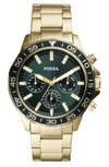 Fossil Men's Bannon Multifunction Gold-tone Stainless Steel Watch