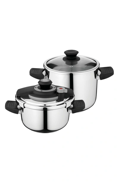 Berghoff International Vita 18/10 Ss 4-piece Pressure Cooker Set In Multi