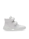 Miu Miu 20mm Leather High-top Sneakers In White