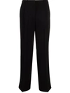 Holzweiler Straight-leg Tailored Trousers In Schwarz