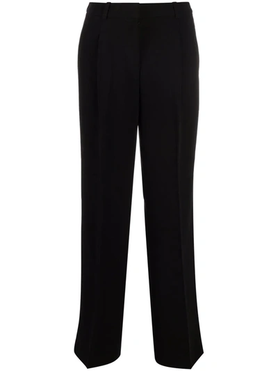 Holzweiler Straight-leg Tailored Trousers In Schwarz