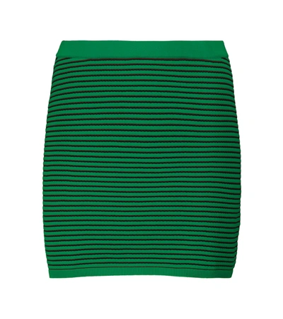 Tropic Of C Sierra Striped Skirt In Green