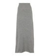 TOTÊME CASHMERE KNITTED MAXI SKIRT,P00572710