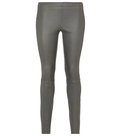 Stouls Jo Leather Pants In Grey