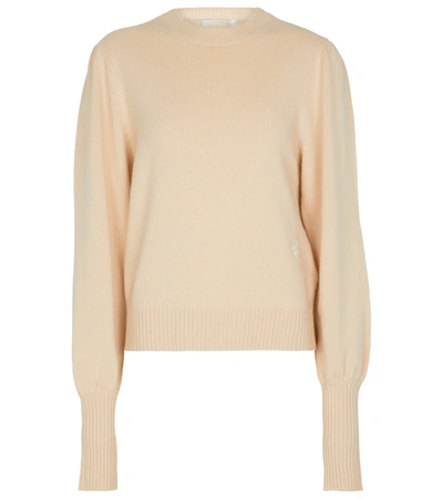 Chloé Sand Cashmere Sweater  Nd Chloe Donna Xs In Nude & Neutrals