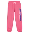 Polo Ralph Lauren Cotton Logo Sweatpants In 粉红色