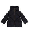 Moncler Gulsen Hooded Nylon Down Jacket In 蓝色