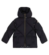 Moncler Gulsen Hooded Nylon Down Jacket In 蓝色