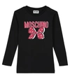 MOSCHINO LOGO STRETCH-COTTON DRESS,P00591053