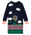 STELLA MCCARTNEY GARDEN INTARSIA-KNIT DRESS,P00600042