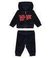 MONCLER BABY HOODIE AND PANTS SET,P00590062