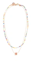 Roxanne Assoulin Set Of Two Necklaces In E