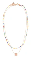 Roxanne Assoulin Set Of Two Necklaces In L