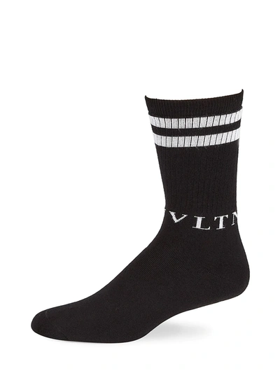 Valentino Vltn Socks In Black