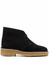 Clarks Originals Lace-up Ankle Boots In Schwarz