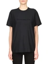 Givenchy Logo Print T-shirt In Black