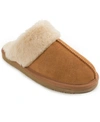 Minnetonka Women's Chesney Faux-shearling Slippers Women's Shoes In Blush