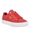 Guess Women's Loven Lace-up Sneakers In Red Light