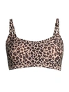 Chantelle Leopard-print Soft Stretch Padded Bralette