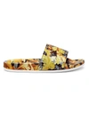 VERSACE LITTLE GIRL'S & GIRL'S PRINT SLIDE SANDALS,400014180855