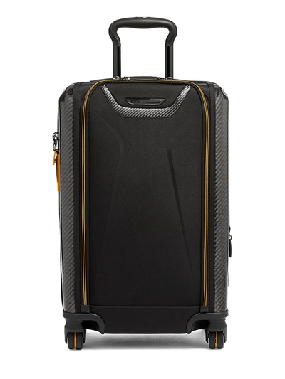 Tumi X Mclaren Aero International Expandable 4-wheel Spinner Carryon Luggage In Black