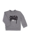 DOLCE & GABBANA BABY'S DRIPPING LOGO CREWNECK SWEATSHIRT,400014520314