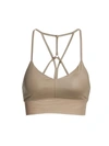 Alo Yoga Women's Lush Sports Bra In 米色