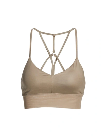 Alo Yoga Women's Lush Sports Bra In 米色